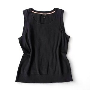 Talbots Classic Black Tank Top